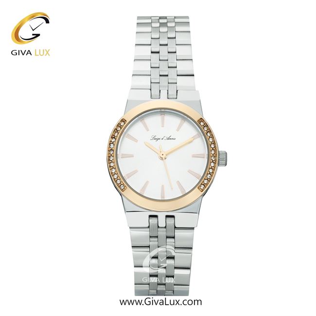 ساعت مچی اورجینال زنانه LdA | لوئیجی د آنا | Luigi d'Ana رزگلد-نقره ای | نقره ای| سفید| کد رفرنس 2505